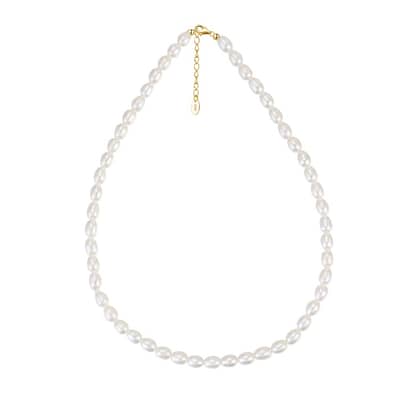Elegant Natural Freshwater Pearl Choker Dainty Pearl Strand Party Necklace detail 5