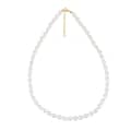 Elegant Natural Freshwater Pearl Choker Dainty Pearl Strand Party Necklace 5