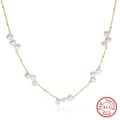 Personalized Beaded Freshwater Pearl Choker Irregular Baroque Pearl Necklace 5