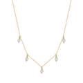 Natural Freshwater Pearl Clavicle Simple Choker Adjustable Necklace 6