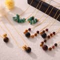 Natural Stone Handmade Beaded Stainless Steel Necklace 18K PVD Coated Waterproof 3