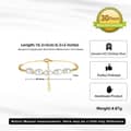 14K Gold Plated PVD Gold Plated Chain 925 Sterling Silver Baroque Shape Pearl Bracelet Set 4