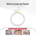 Freshwater Pearl Bracelet, 925 Sterling Silver, White Pearl Small Bead 5