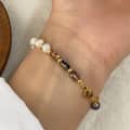 Bohemian Geometric Natural Stone Pearl Handmade Beaded Bracelet 3