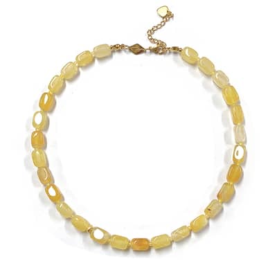Natural Stone Handmade Beaded Necklace detail 5