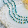Elegant Natural Stone Stainless Steel Necklace Handmade Beaded New Style Waterproof 4