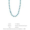 Elegant Natural Stone Stainless Steel Necklace Handmade Beaded New Style Waterproof 6