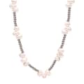 Beaded Necklace Waterproof Titanium Steel Freshwater Pearl New Style 1