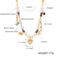 Beaded Necklace Waterproof Titanium Steel Freshwater Pearl Heart Charm New Style 5