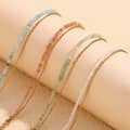 Natural Stone O-Chain Double Layer Stainless Steel Handmade Bracelet 2