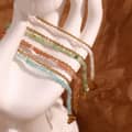 Natural Stone O-Chain Double Layer Stainless Steel Handmade Bracelet 3