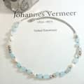 Natural Stone Freshwater Pearl Stainless Steel Necklace Handmade Beaded 3
