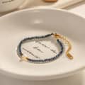 Simple Natural Stone Freshwater Pearl Handmade Bracelet 2