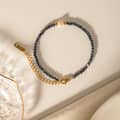 Simple Natural Stone Freshwater Pearl Handmade Bracelet 5