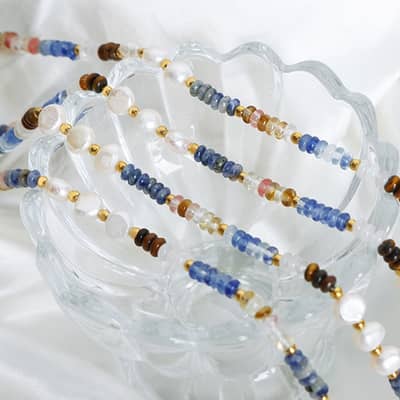 Freshwater Pearl Natural Stone Beads Necklace Creative Handmade Party Gift detail 4