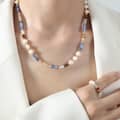 Freshwater Pearl Natural Stone Beads Necklace Creative Handmade Party Gift 6