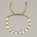 Love Shell Stainless Steel Handmade Beaded Bracelet 3