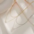 14K Gold Plated 925 Sterling Silver Single Big Round Pearl Pendant Necklace 4