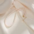 Rice Freshwater Pearl 6-7mm Beaded Choker Necklace Wedding Party Engagement 1