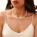 Rice Freshwater Pearl 6-7mm Beaded Choker Necklace Wedding Party Engagement 2