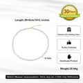 Rice Freshwater Pearl 6-7mm Beaded Choker Necklace Wedding Party Engagement 5