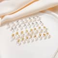 925 Silver Pearl Earrings 2.5-6.5mm Freshwater Pearl Stud Earrings Gold Plated 1