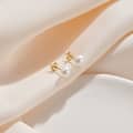 925 Silver Pearl Earrings 2.5-6.5mm Freshwater Pearl Stud Earrings Gold Plated 4