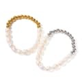 Freshwater Pearl 18K Handmade Beaded Stainless Steel Bracelet 1