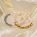 Freshwater Pearl 18K Handmade Beaded Stainless Steel Bracelet 3