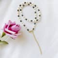 New Style Beaded Necklace Natural Agate Stone Waterproof Titanium Steel Beads Gold Stainless Steel 4