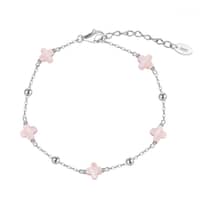 Rhodium Plated-Pink