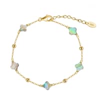 14K Gold Plated-Abalone Shell
