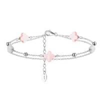 Rhodium Plated-Pink
