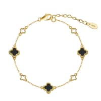 14K Gold Plated-Black