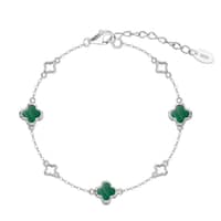 Rhodium Plated-Green