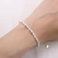 Delicate 14K Gold Plated Freshwater Pearl Beaded Bracelet 5