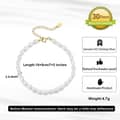 Delicate 14K Gold Plated Freshwater Pearl Beaded Bracelet 6