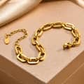 Chain Bracelet Waterproof Stainless Steel 18K Gold PVD Coated 3