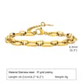 Chain Bracelet Waterproof Stainless Steel 18K Gold PVD Coated 5