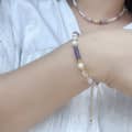 Natural Freshwater Pearl Amethyst Stone Bracelet 3
