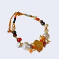 Natural Freshwater Colorful Pearl Irregular Stone Bracelet 1