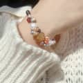 Natural Freshwater Colorful Pearl Irregular Stone Bracelet 3