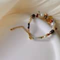Natural Freshwater Colorful Pearl Irregular Stone Bracelet 5