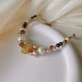Natural Freshwater Colorful Pearl Irregular Stone Bracelet 6