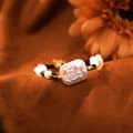 Vintage Natural Freshwater Baroque Pearl Black Bead Shell Bracelet 5
