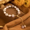 Natural Freshwater Pearl Purple Stone Bracelet 5
