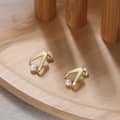 Natural Pearl Stud Earrings S925 Sterling Silver 4.5-5mm Large Pearl Stud Earrings 2