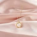 Fashionable High-end Temperament Pearl Shell Necklace Versatile Pendant 2