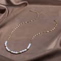 Freshwater Pearl Beaded Necklace 925 Sterling Silver Pearl Choker 3
