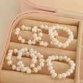 Minimalist Freshwater Pearl Ring With Handmade Beads In 18K Gold Stainless Steel 4